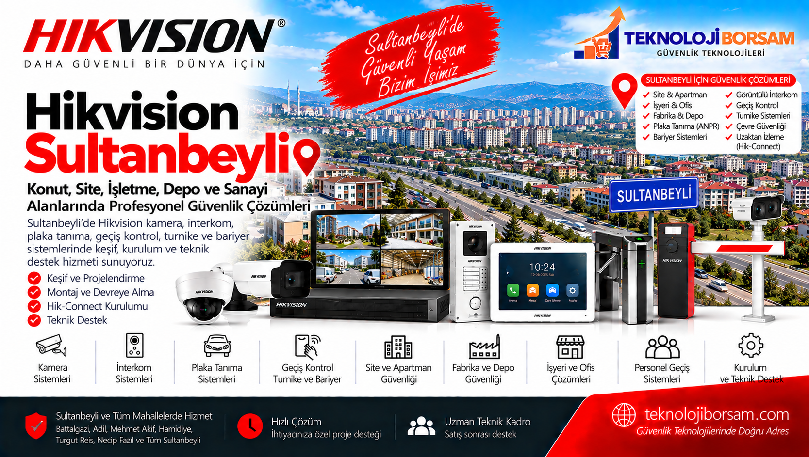 Hikvision Sultanbeyli | Kamera ve Güvenlik Sistemleri